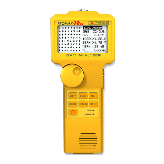Promax -10 SE Manuel D'utilisation