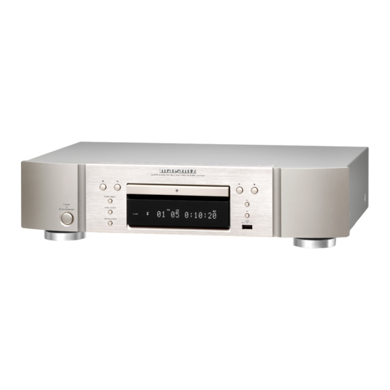 Marantz UD7007 Manuel De L'utilisateur