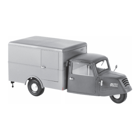 POLA G Goliath GD 750 Box-type van Mode D'emploi