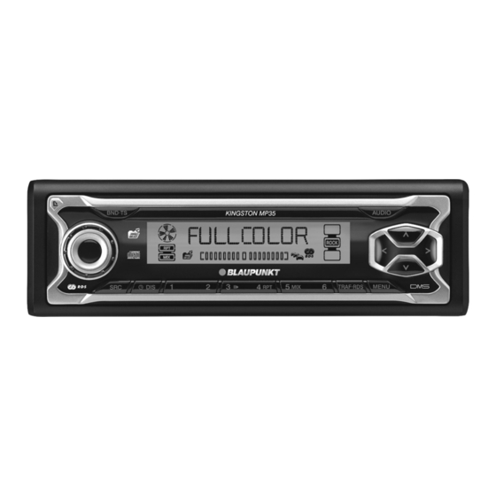 Blaupunkt Kingston MP35 Notice De Montage