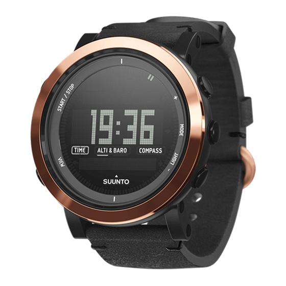 Suunto ESSENTIAL Guide D'utilisation