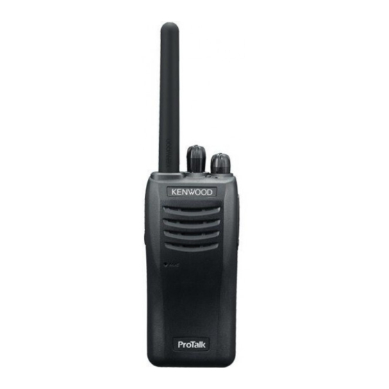 Kenwood ProTalk TK-3501 Guide De Référence Rapide