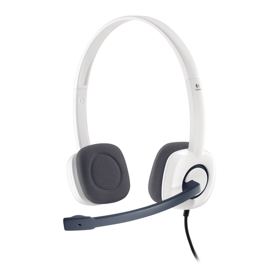 Logitech H150 Mode D'emploi