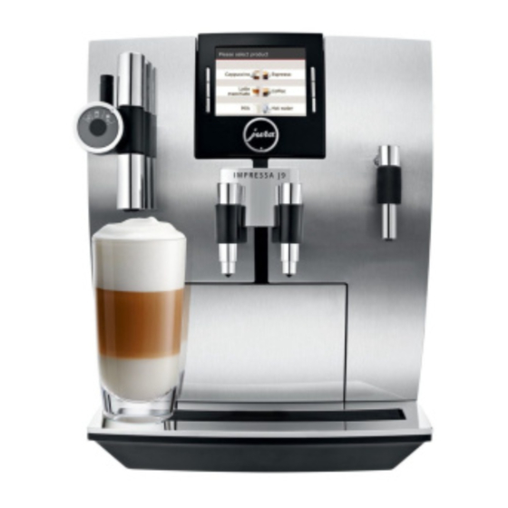 Jura IMPRESSA J9.4 One Touch TFT Mode D'emploi