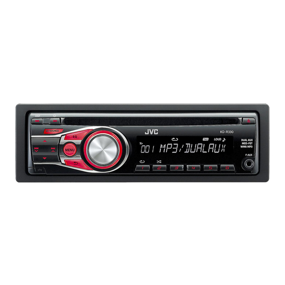 JVC KD-R338 Manuel D'instructions