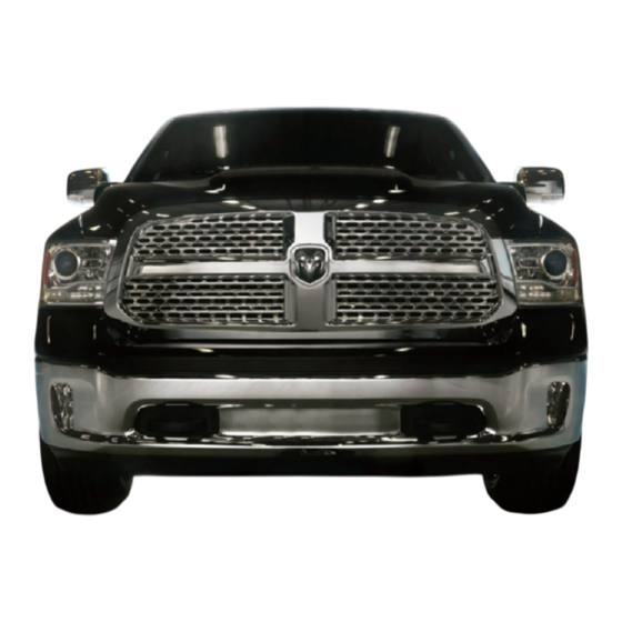 Ram Trucks 1500 2013 Guide D'utilisateur