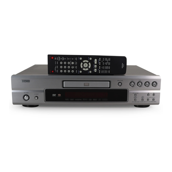 Denon DVD-2910 Mode D'emploi