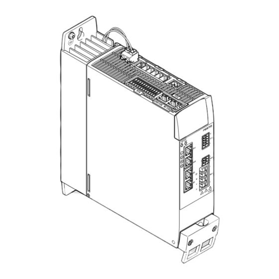 Festo CMMT-AS-C2/3/5-11A-P3-S1 Serie Mode D'emploi