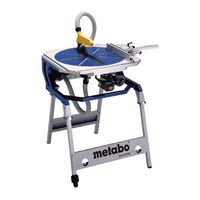 Metabo secanta Instructions D'utilisation