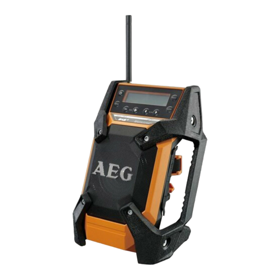 AEG BR1218C Notice Originale
