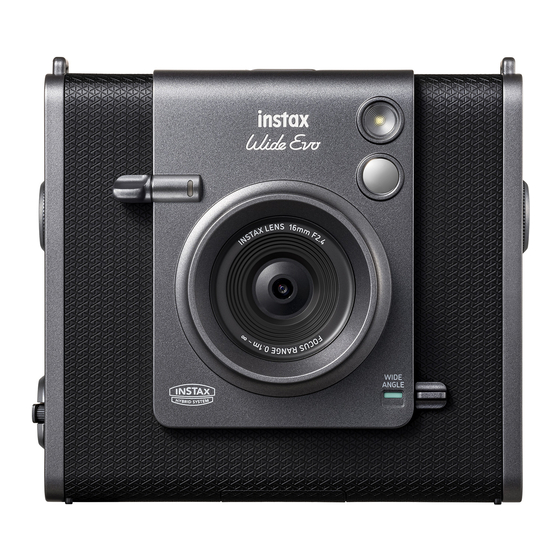 FujiFilm instax WIDE Evo Guide D'utilisation