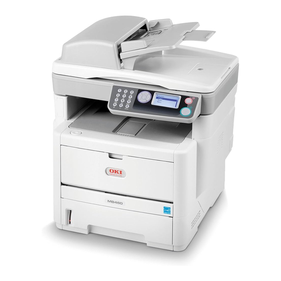 Oki MB460 MFP Guide De L'utilisateur