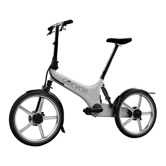 Gocycle G2R Guide De Démarrage Rapide