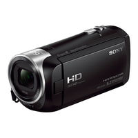 Sony HDR-CX405 Mode D'emploi