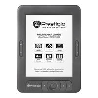 Prestigio MultiReader 3764 Manuel De L'utilisateur