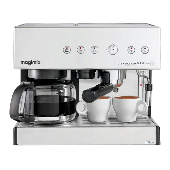 MAGIMIX L'expresso & Filtre Automatic Mode D'emploi