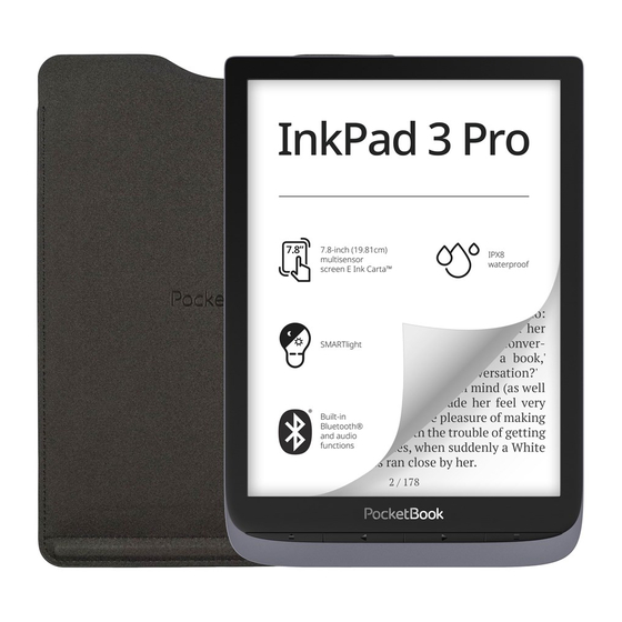 Pocketbook InkPad 3 Pro Manuel D'utilisation