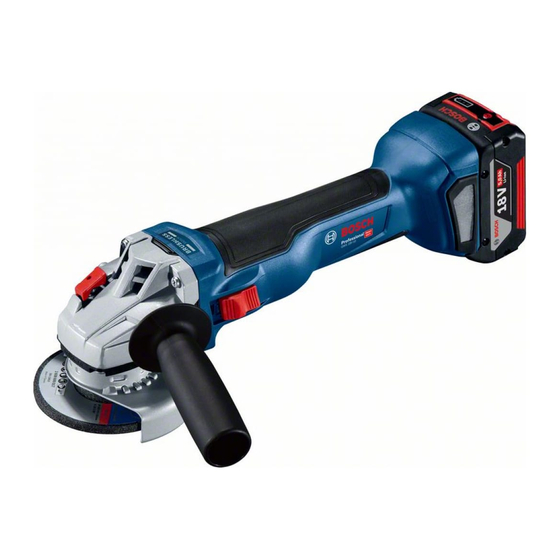 Bosch GWS18V-10 Consignes D'utilisation/De Sécurité