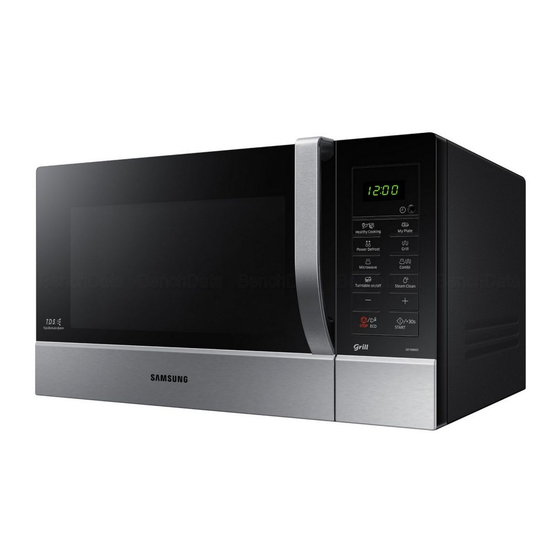 Samsung GE109MST1 Mode D'emploi Et Guide De Cuisson