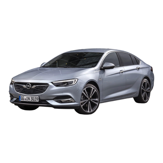 Opel INSIGNIA Manuel D'utilisation