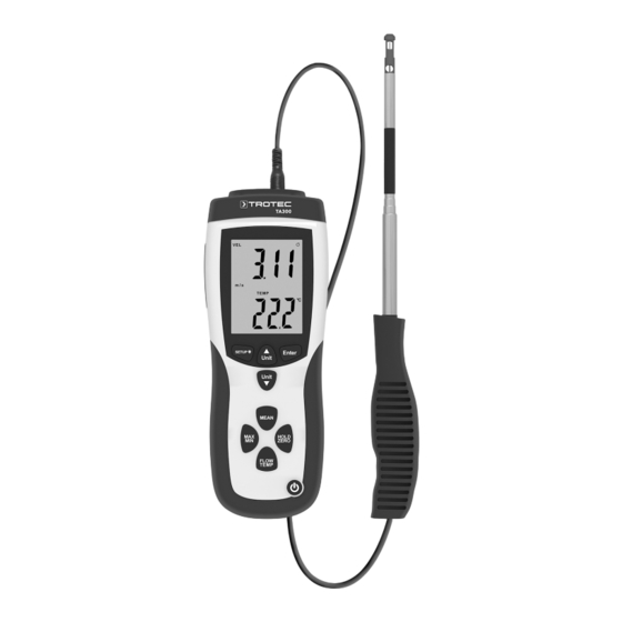 Trotec TA300 Mode D'emploi