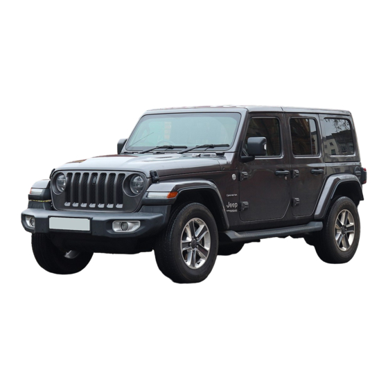 Chrysler Jeep Wrangler Manuel De L'utilisateur