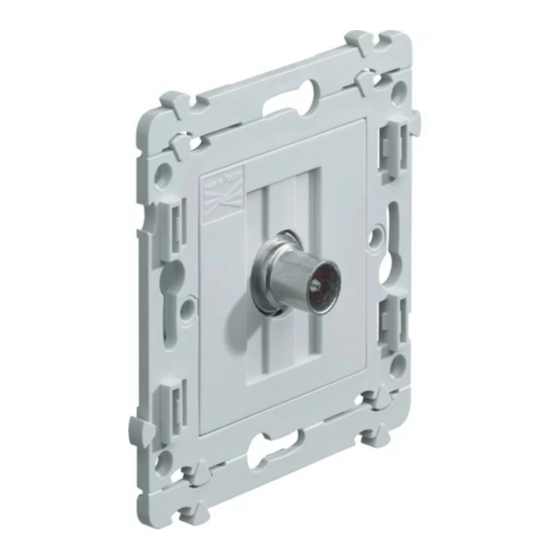 hager kallysta WK250 Instructions De Montage