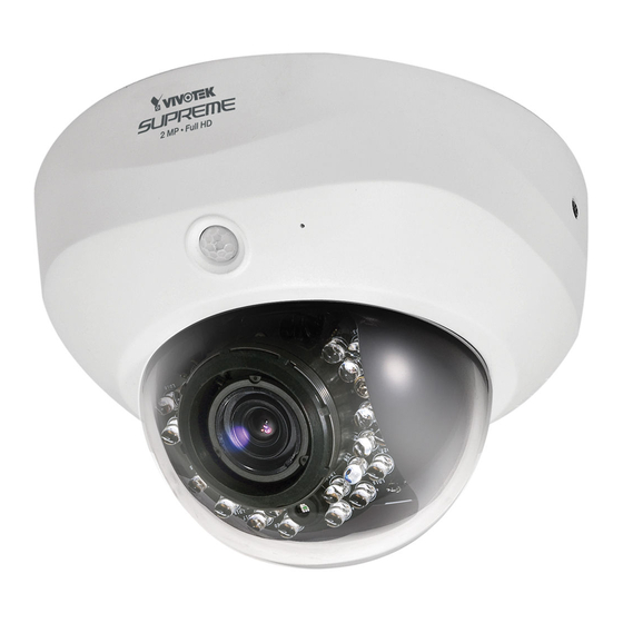 Vivotek FD8162 Guide D'installation Rapide