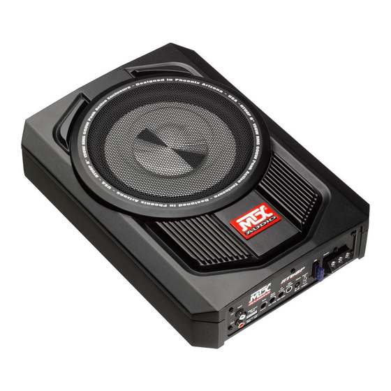 MTX Audio RTU8P Manuel D'utilisation