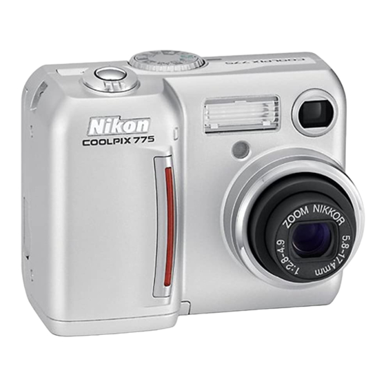 Nikon COOLPIX775 Mode D'emploi