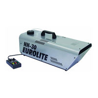 Eurolite NH-30 Hazer Mode D'emploi