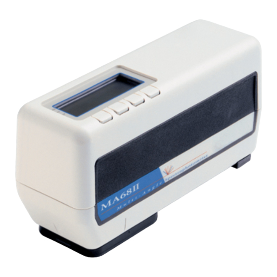 X-Rite MA68II Manuel De L'utilisateur