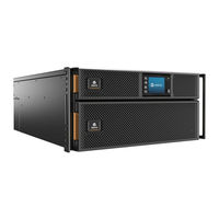 Vertiv LIEBERT GXT5-6KL630RT5UXLN Guide D'utilisation Rapide