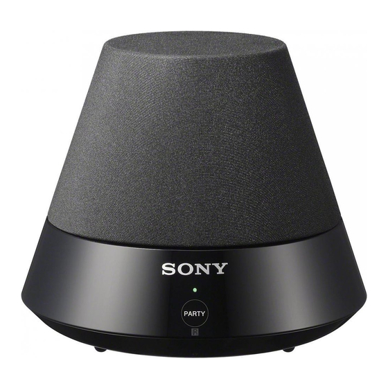 Sony SA-NS300 Mode D'emploi