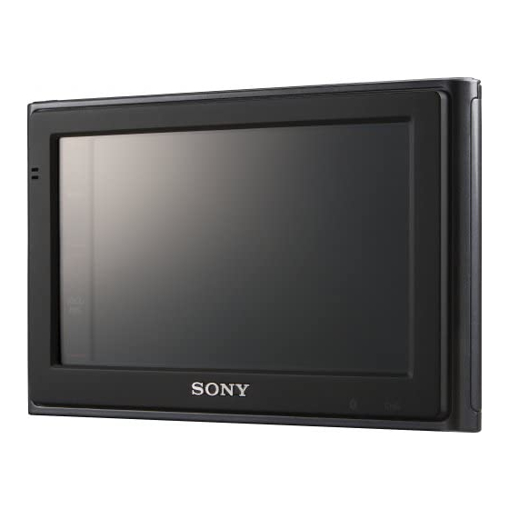 Sony Nav-U NV-U94T Guide De Démarrage Rapide