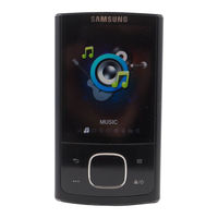 Samsung YP-R0 Manuel D'utilisation