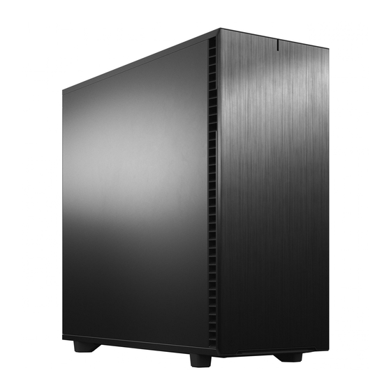 Fractal design Define 7 XL Guide De L'utilisateur