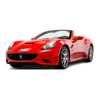 Ferrari California Manuel D'utilisation