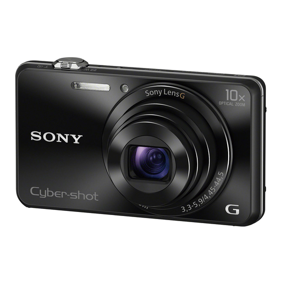 Sony Cyber-shot DSC-W35 Mode D'emploi