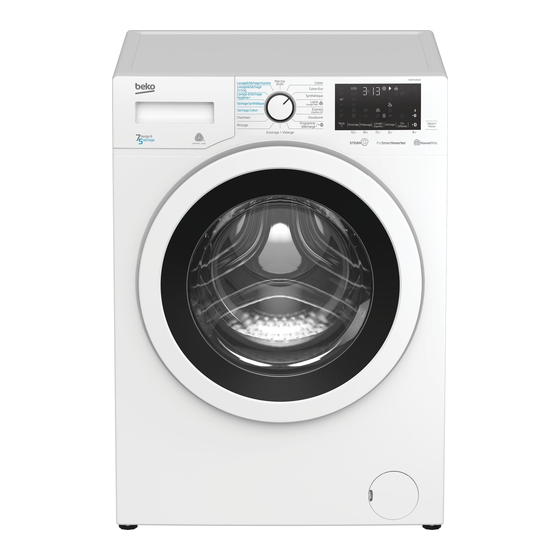 Beko HWD7527WW Manuel D'utilisation