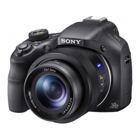 Sony Cyber-shot DSC-HX400 Mode D'emploi