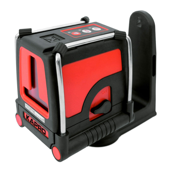 Kapro Prolaser Plus 872 Manuel D'utilisation