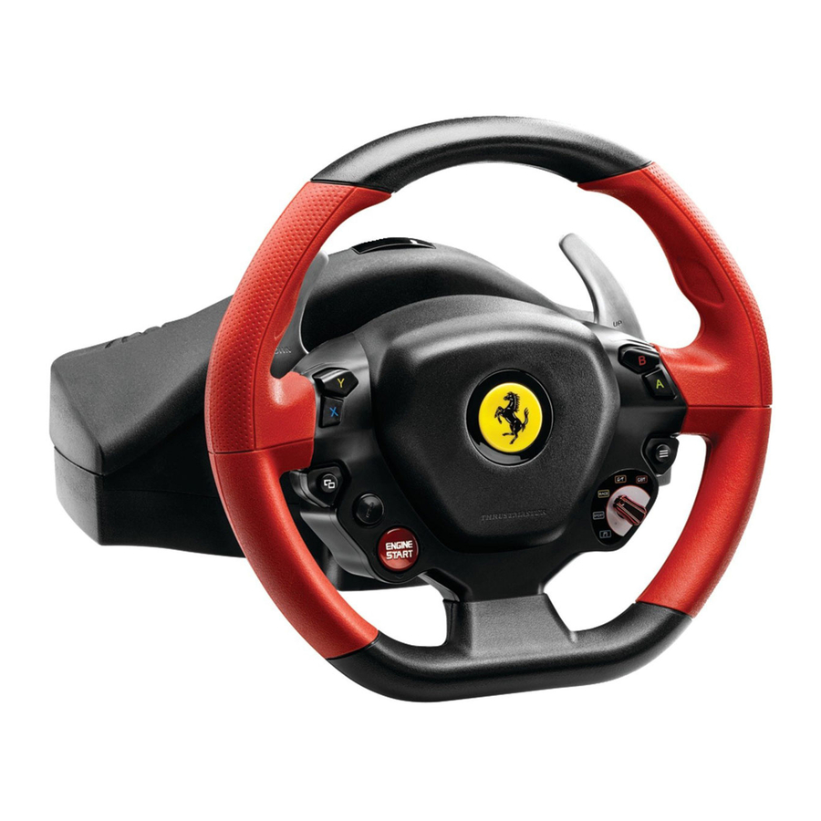 Thrustmaster Ferrari 458 Spider Mode D'emploi