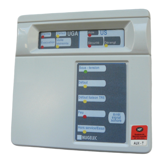 COOPER Safety Nugelec CMSI TR3100 Notice D'utilisation