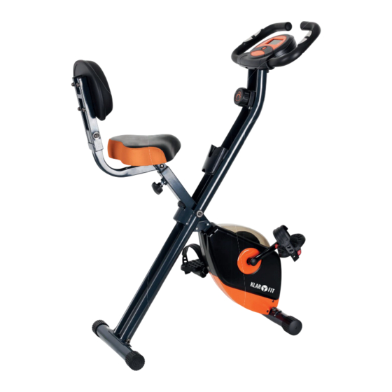 Klarfit X-Bike 700 Guide D'utilisation