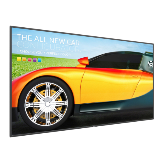 Philips Signage Solutions 65BDL3050Q Manuel De L'utilisateur