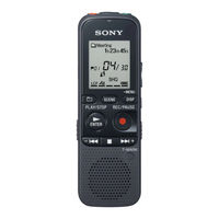 Sony ICD-PX312 Mode D'emploi