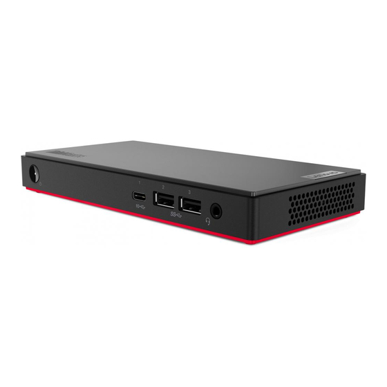 Lenovo ThinkCentre M90n-1 Guide D'utilisation