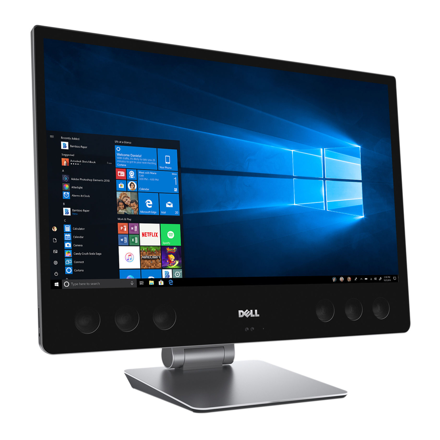 Dell Precision 5720 All-in-One Guide De Démarrage Rapide