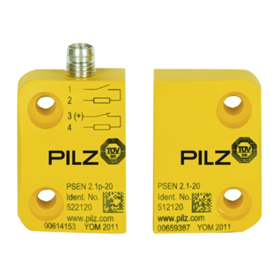 Pilz PSEN 2.1p-20 Manuel D'utilisation